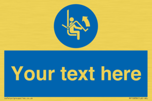 Custom Mandatory: Open safety bar of chairlift